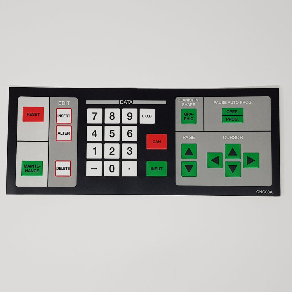 CNC08A Hitachi Seiki Alpha Numeric Membrane Keysheet