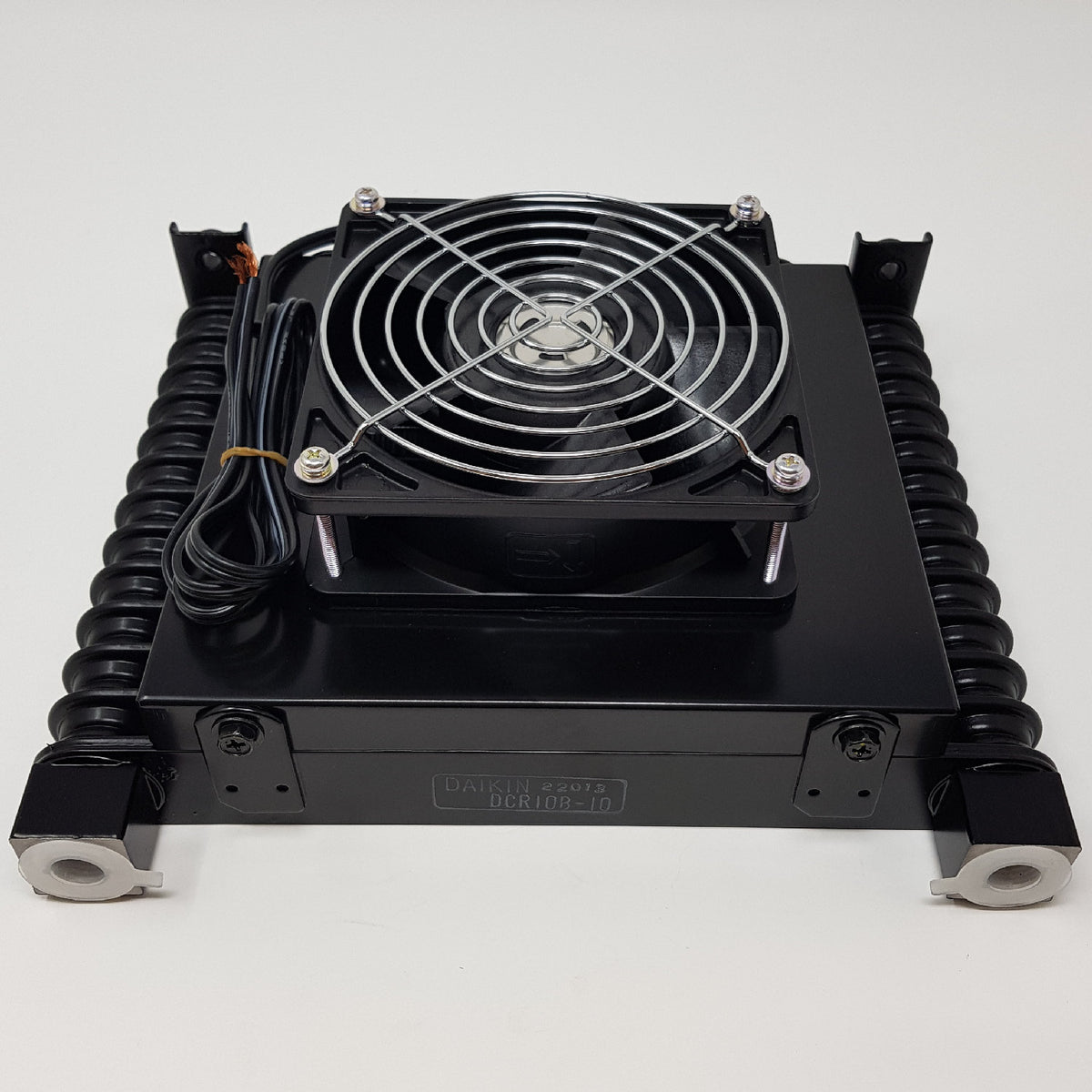 DCR-10B-10 Daikin Threaded Oil Cooler and Fan Assembly — Pollard