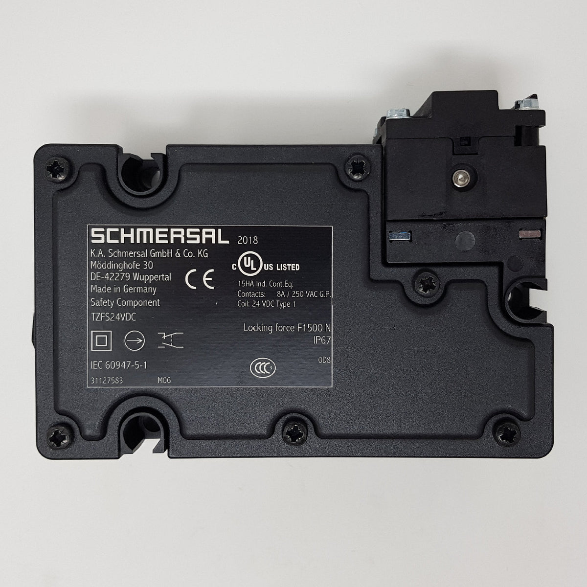 TZFS 24VDC Schmersal Door Interlock Switch — Pollard CNC 